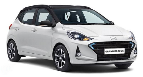 Hyundai Grand i10 (Manual) for self drive in Goa